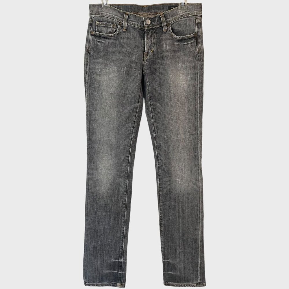 Citizens Of Humanity Venetian Slim-Straight Denim Jeans Women's Size 27 Gray